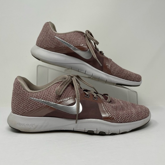 Nike Flex Trainer 8 Shoes‎ Womens 10 Pink Smokey Mauve 924340-200 Running Shoes - Picture 6 of 12